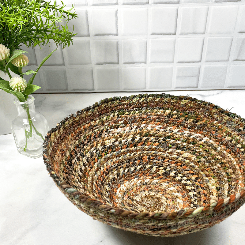 Decorative 100% cotton fabric bowls are so beautiful and one of a kind.  Handmade in Vermont by upcycling high quality quilting cotton.  Learn all the uses today by reading this blog.