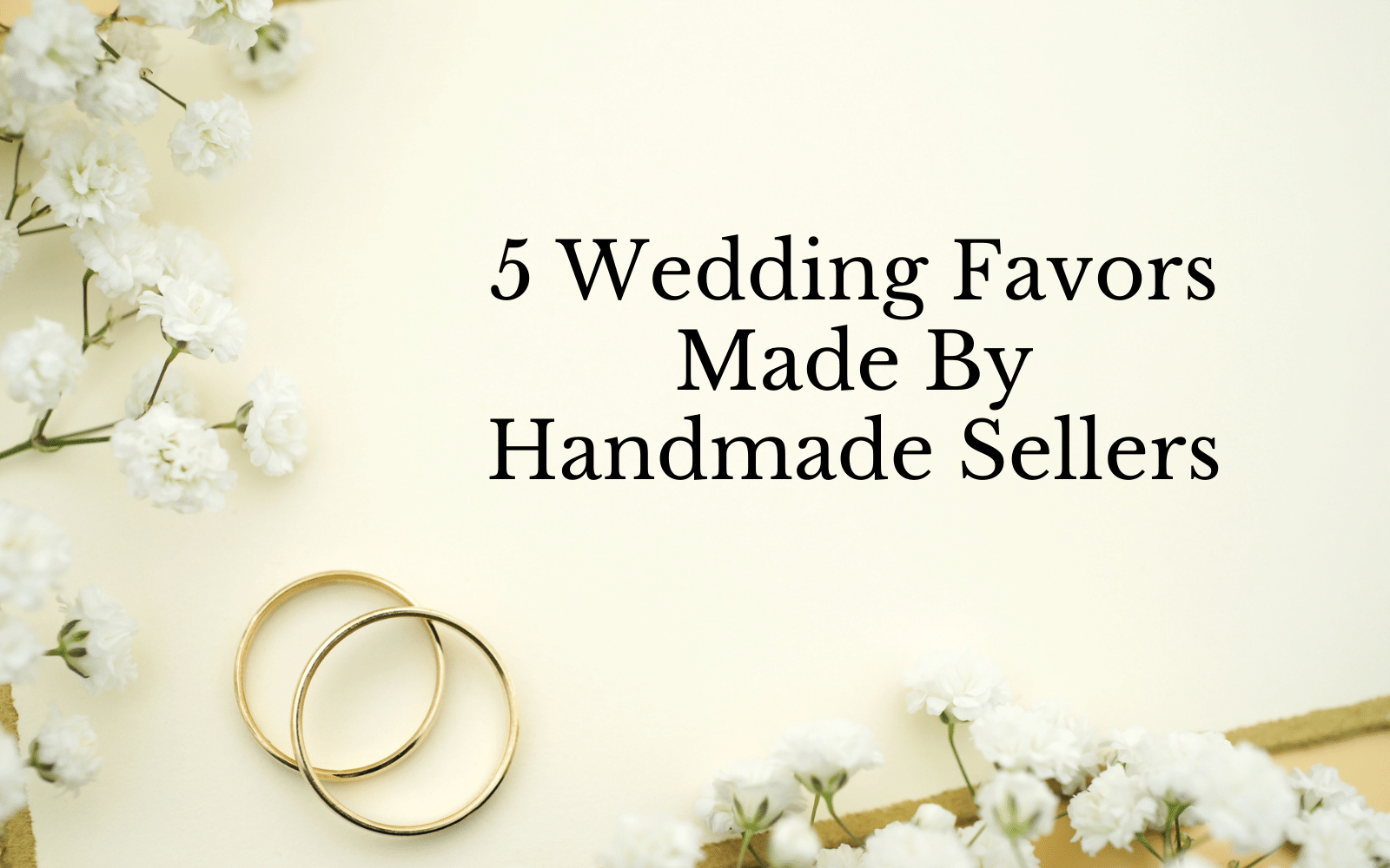 5 Wedding Favors Made By Handmade Sellers