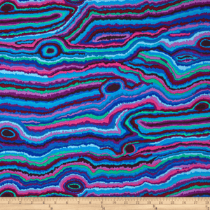 Kaffe Fassett Jupiter pattern in blue color is a very popular 100% cotton designer fabric.  Get yours today before it sells out.
